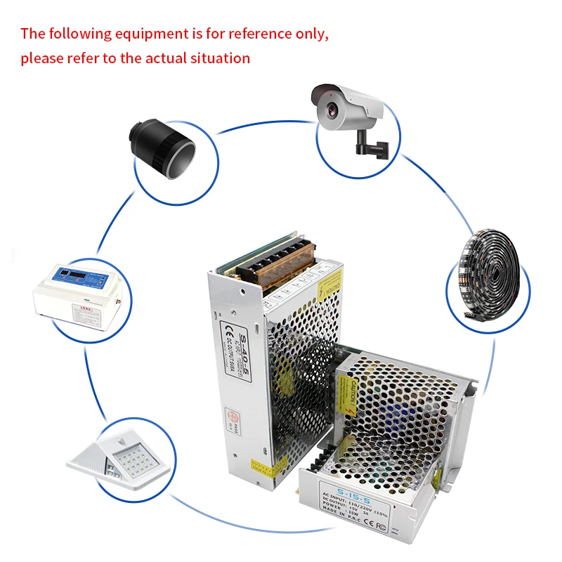 변압기 전원 공급 어댑터, AC DC 전류 변압기, 220V-110V 컨버터, 12V 1A 2A 3A 5A 10A 12A 20A 30A LED 램프