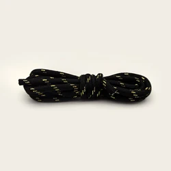 Gold and Silver Wire Lanyard - 5mm Thick, Multiple Lengths, Versatile DIY Crafting Accessory - 2Meters (Black - Gold)