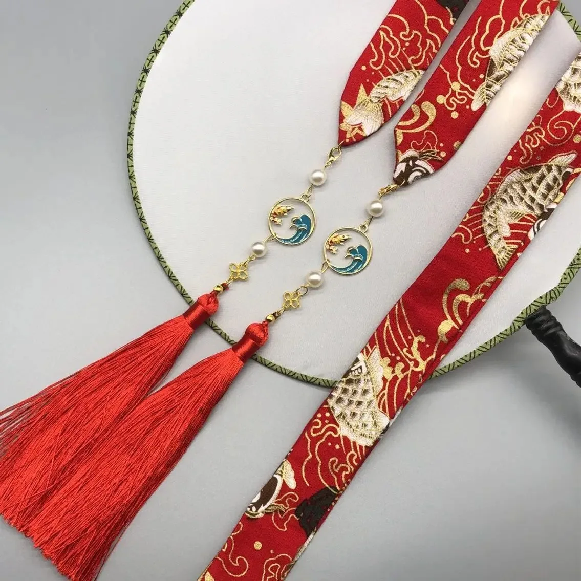 Haarschmuck Bogen Kopfschmuck Weihnachts geschenk Original Hanfu Zubehör Band antike Haarband Super Fee Bündel Hanfu Haarband – Detail 15