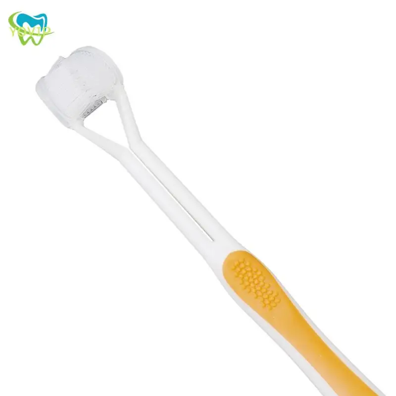 Soft Toothbrush Three Sided Soft Bristle Adult