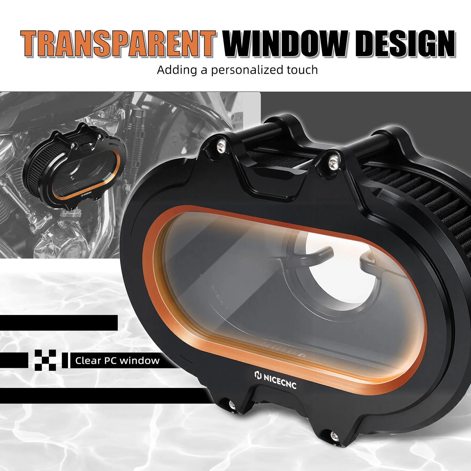 Luftfilter-Ansaugfilter für Harley Touring Street Glide Road Glide / Special Road King FLHR / Special Ultra Limited 2017-2023 – Detail 4