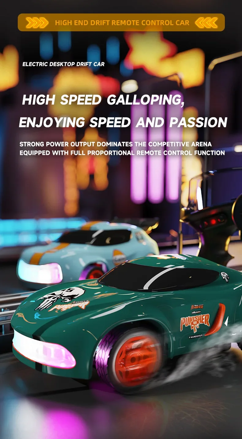 JHD 2025New Car JJRC Q197 1: 64 2.4G 4WD RC Racing Car Full Proportion Desktop Competition Electronic Positioning Drift Q197 Car 
