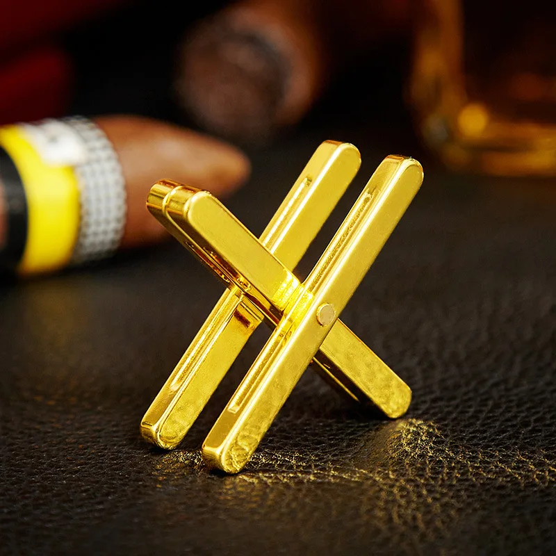 

Portable Cigar Holder Folding Cigar Rack Stand LUBINSKI Mini Cigar Holder Smoking Accessories Gift Box