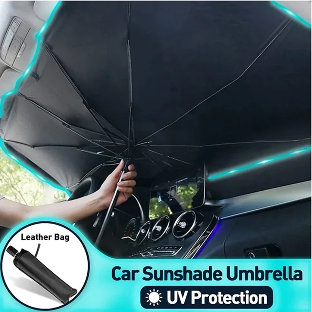 Car Sun Shade Protector Parasol Car Sunshade Umbrella Summer Sun Interior  Windshield Protection Accessories For Auto Shading - AliExpress