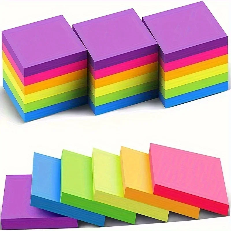 Fluorescent Sticky Notes Set 6
