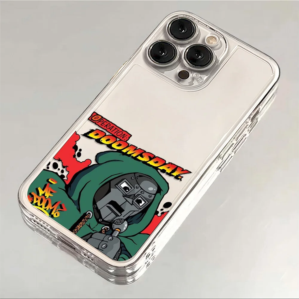 Stylish MF DOOM Transparent TPU Phone Case