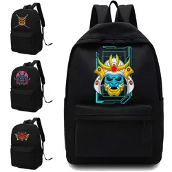 2022 Women Backpack Shoulders School Bag Canvas Laptop Backpack Unisex Backpacks Designers Monster Pattern Printed Sport Bag