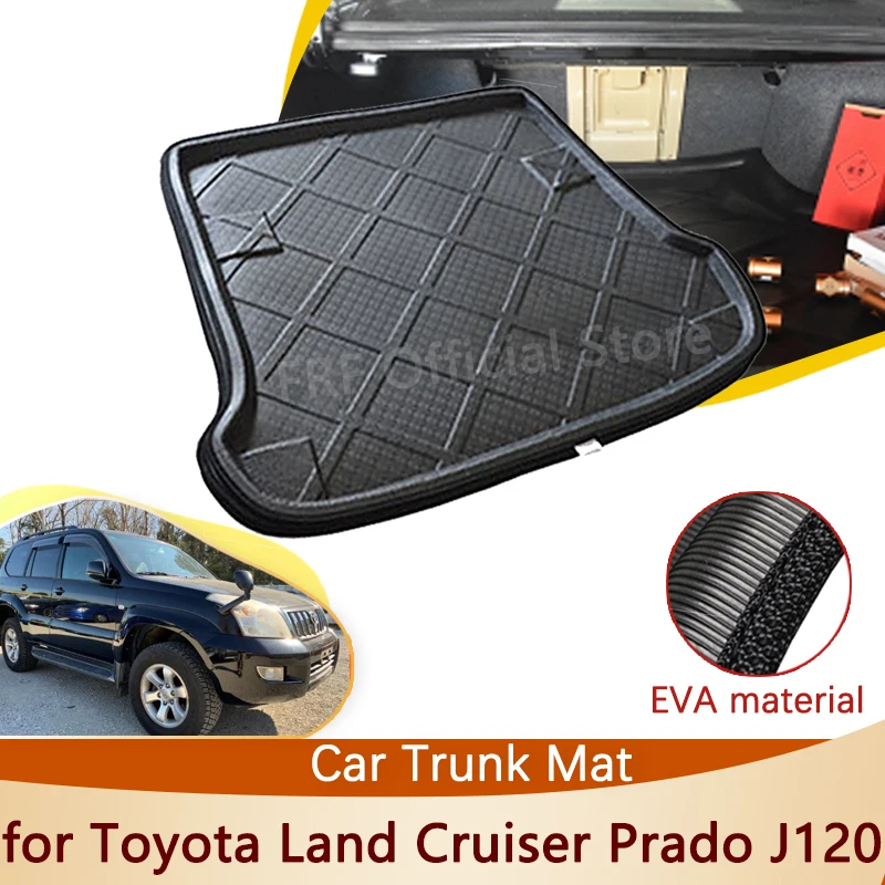 Kofferbakmat Voor Toyota Voor Land Voor Cruiser Voor Prado J150 7 Zetels 2010-2018 Auto Kofferbak Mat Cargo Floor Modder Tapijt Lade Boot Liner Pad Kofferbakbekleding