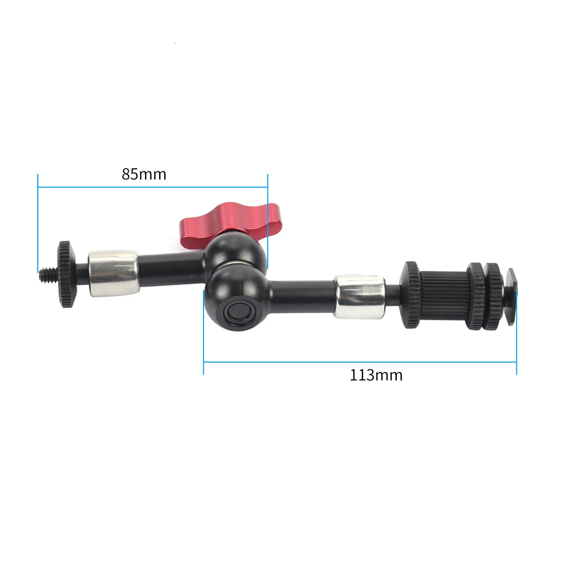 Einstellbare Magic Arm Super Clamp Halterung 7 9 11 Zoll 1/4" Kaltschuhhalterung für Gopro 13 Osmo 360 Light Monitor DSLR Kamerahalter – Detail 1