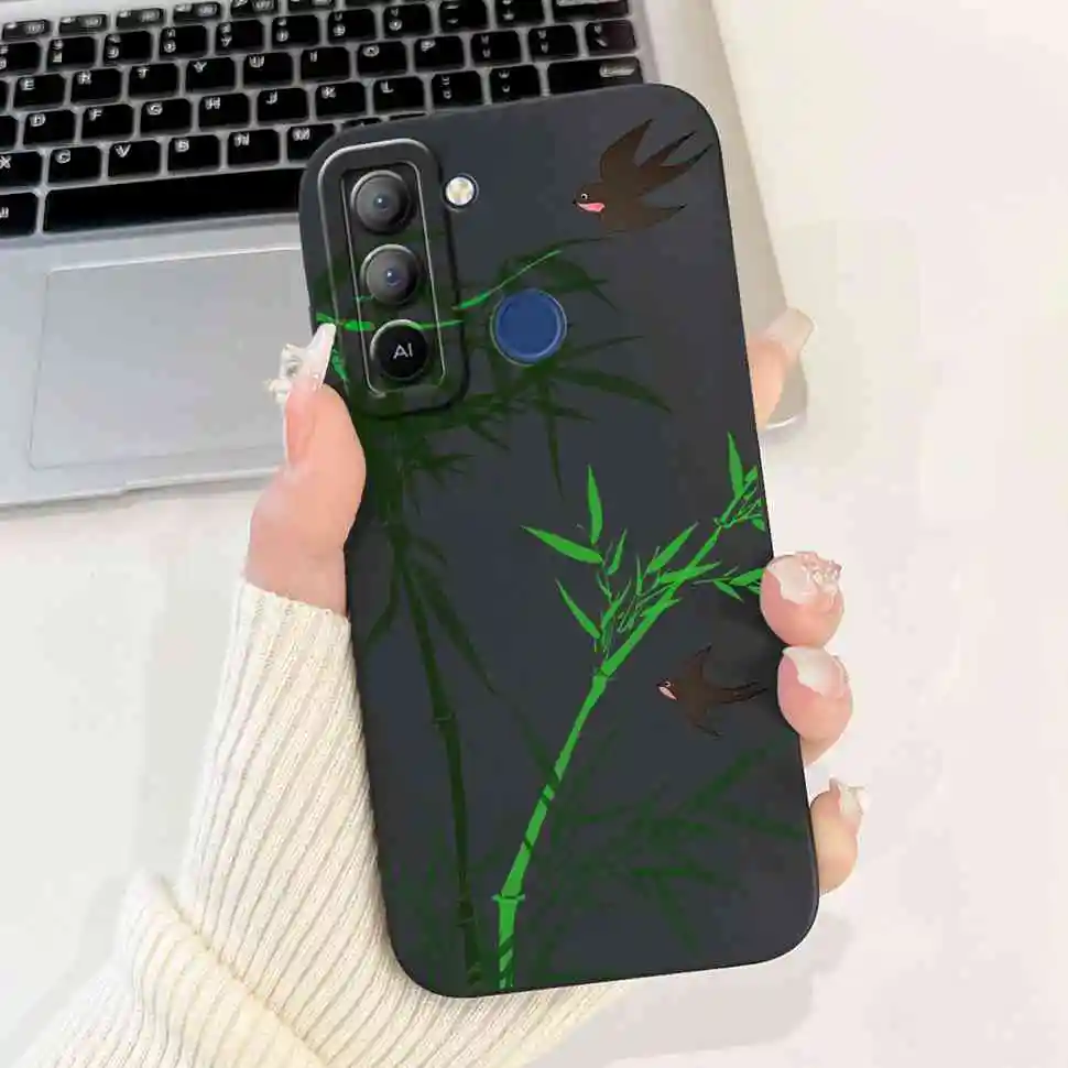 Tecno Pop 5 LTE Shockproof Painted Silicone Phone Case