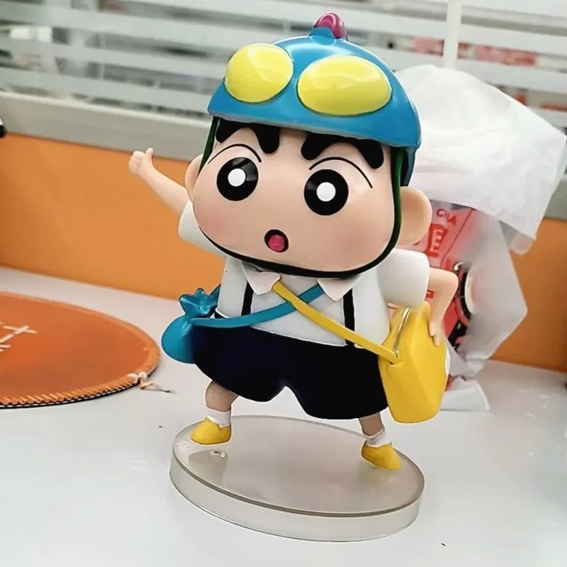 Фигурка Аниме Crayon Shin-chan The South, 15 см, фигурка Nowarashnnosuke Cos, экшн-модель Kamen из ПВХ, детские подарки на день рождения