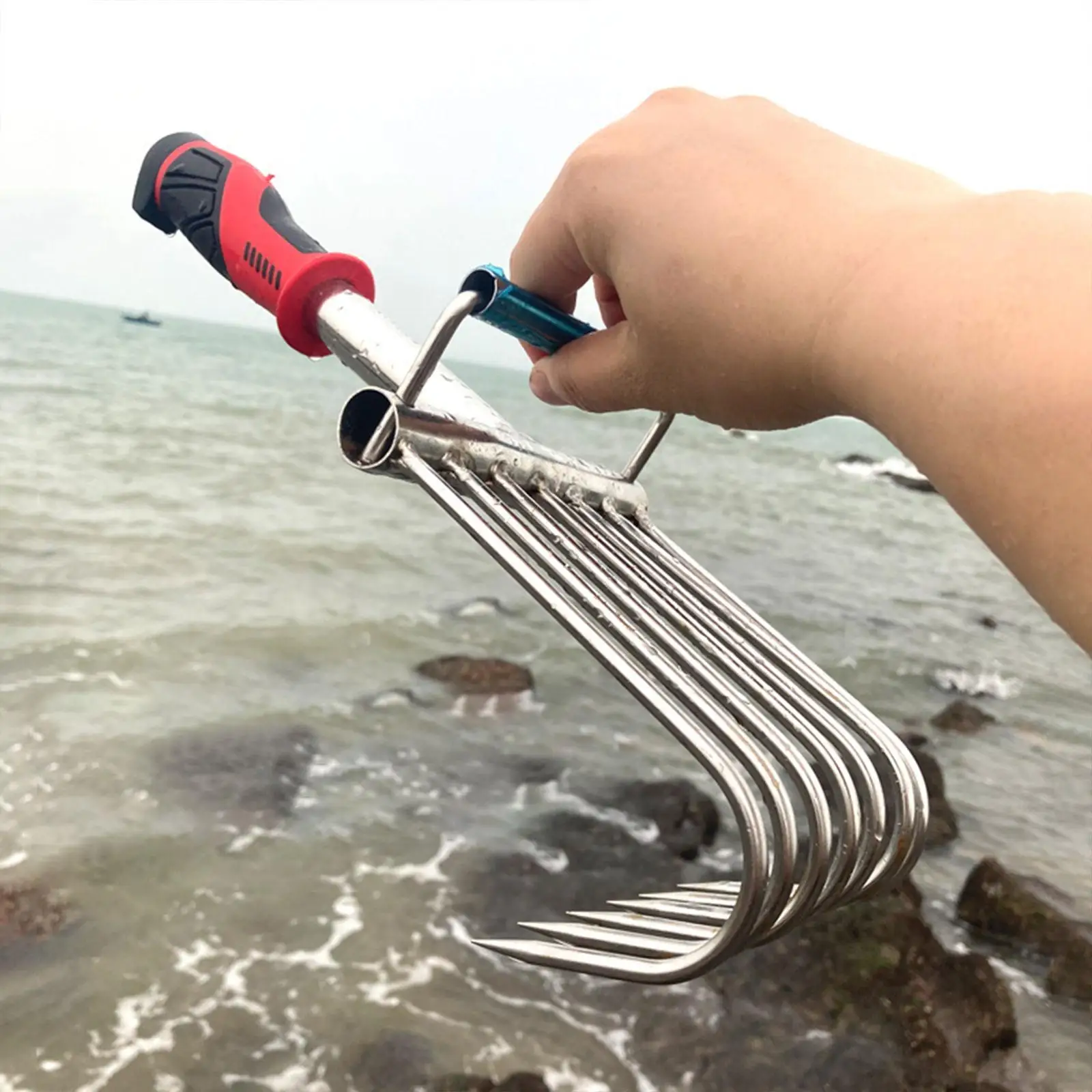 Hand Rake Weeding Versatile Handheld Gardening Tool for Lawn Beach Backyard Hand Rake Weeding Versatile Handheld Gardening Tool for Lawn Beach Backyard