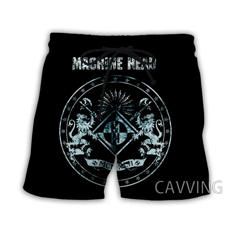 

Шорты CAVVING пляжные быстросохнущие для мужчин и женщин, повседневные короткие штаны с 3D-принтом машинной головы, в стиле рок, уличная одежда, лето