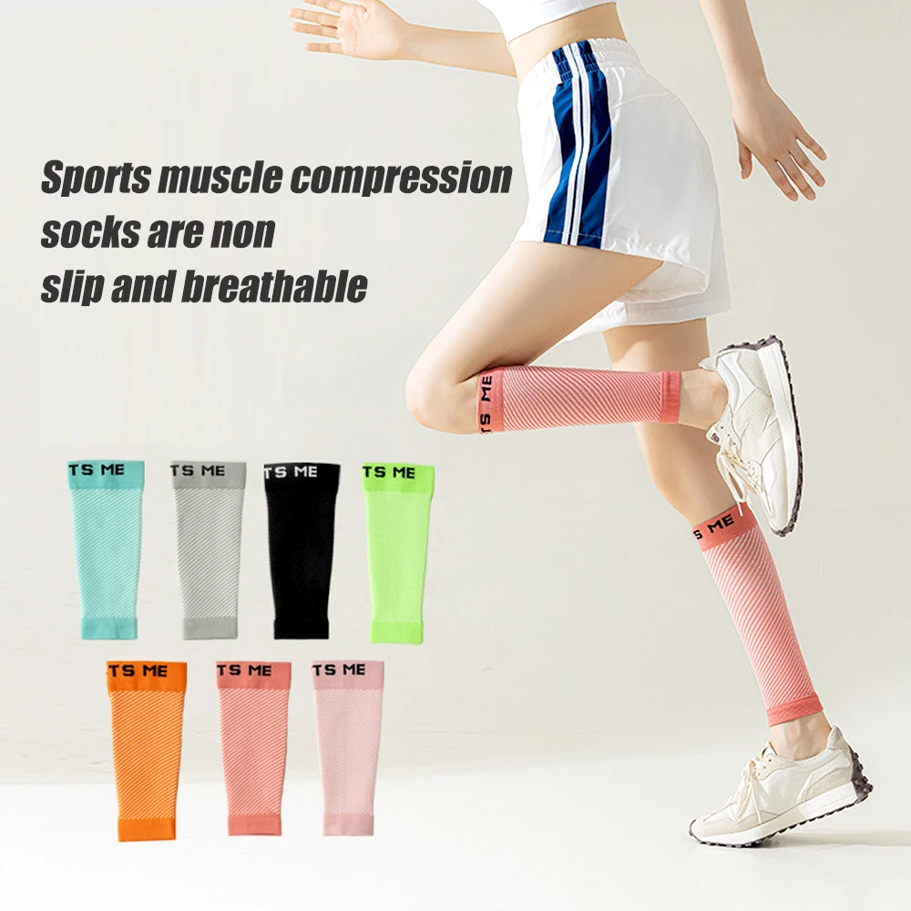 STSTSING 1 Pair Sport Compression Calf Sleeves Men & Women Shin Splint  Compression Sleeve 23-32mmhg, for Varicose Vein Treatment