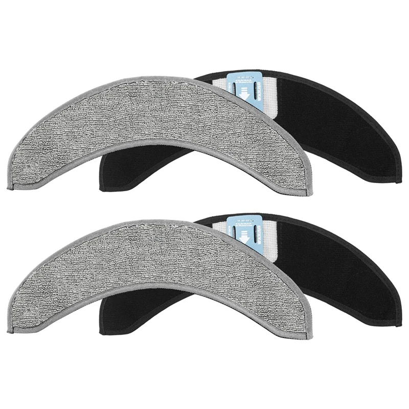 4 PCS Mopping Pads Fiber Replacement Parts For Irobot Roomba Combo J7+ Robot Vacuum