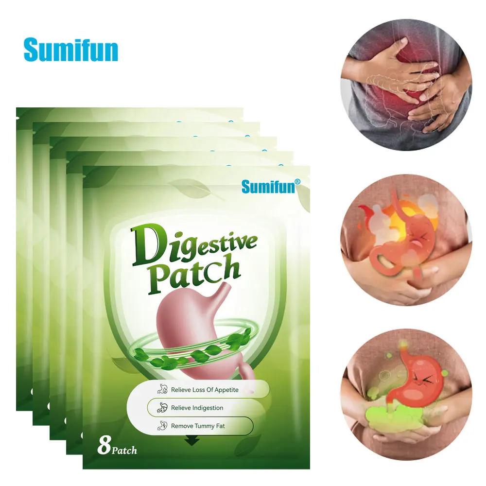 

8/16/40Pcs Sumifun Gastrointestinal Patch Chinese Medicine Group Digestion Bloating Diarrhea Stomach Gastritis Navel Sticker