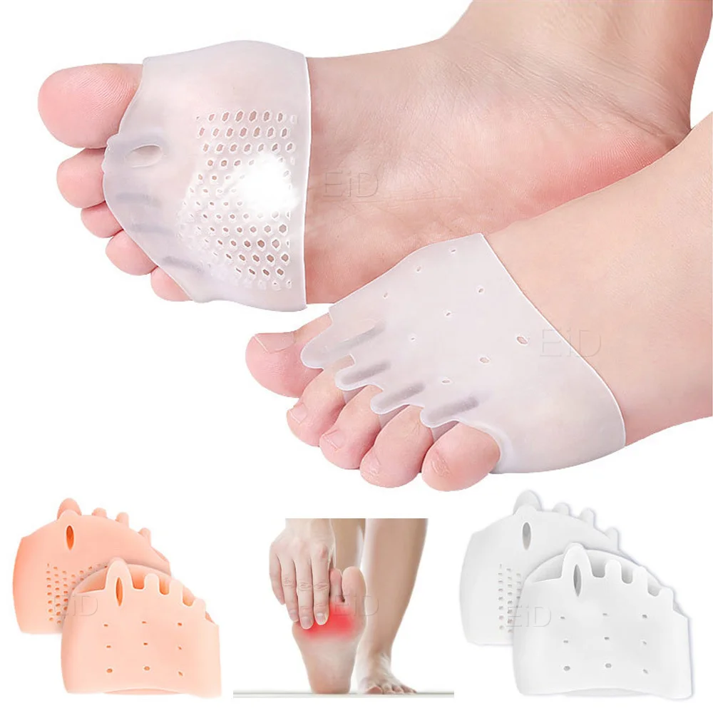 EiD Silikon-Vorfuß-Mittelfußpolster, Schmerzlinderung, Orthesen, Fußmassage, Anti-Rutsch-Schutz, hohe Ferse, elastisches Kissen, Fußpflege – Detail 2