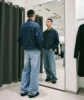 Spring Summer Black Blue Cargo Jeans Men Streetwear Denim Jogger Pants Men Baggy  Trousers Plus Size