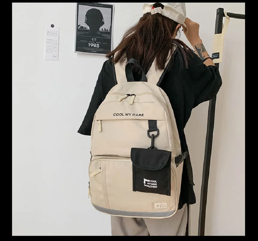 Yongshida Kpop Fashion BTS Backpack Colleage Bookbag