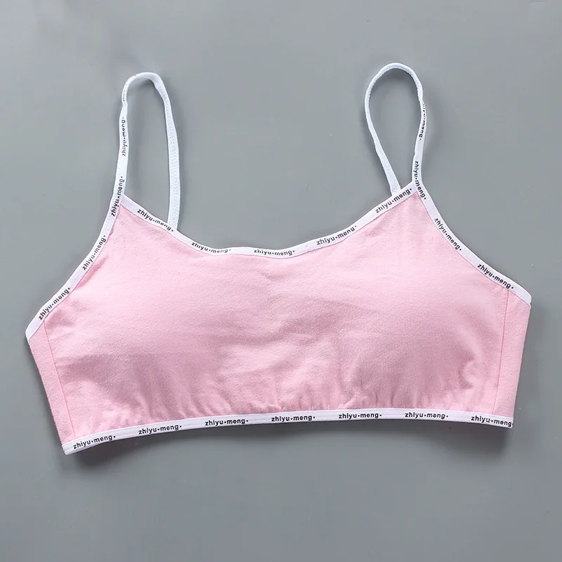 Young Girls Loving Heart Training Lingerie Bra Puberty Kids Cotton Underwear  Top Clothes 8-14Year Teens Teenage Puberty 1 piece - AliExpress