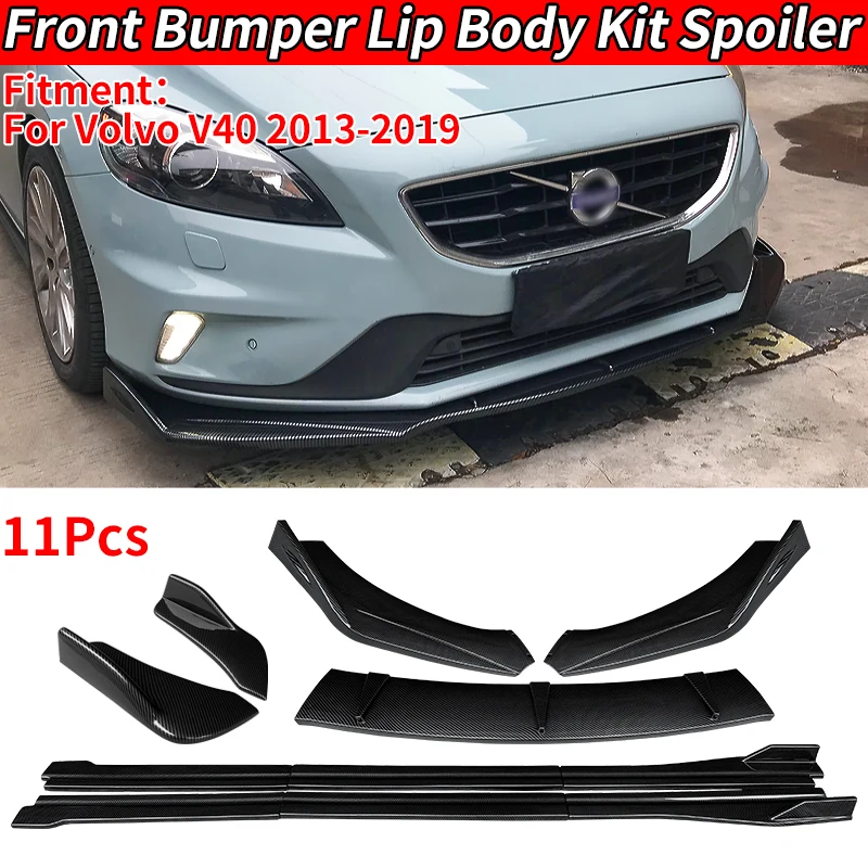 Para Volvo V40 2013 2019 Car Body Kit Divisor Do Amortecedor Dianteiro
