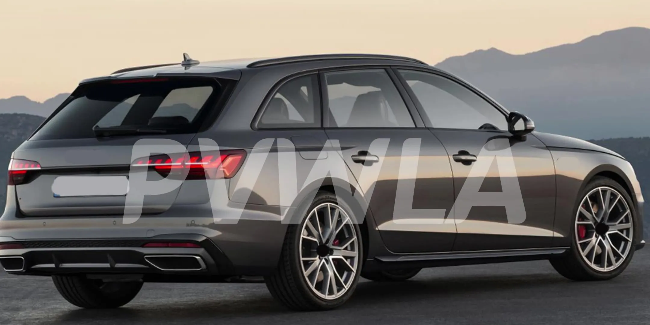 2pcs Left+Right Outside Rear Lamp Tail light For Audi A4 B9 Sedan