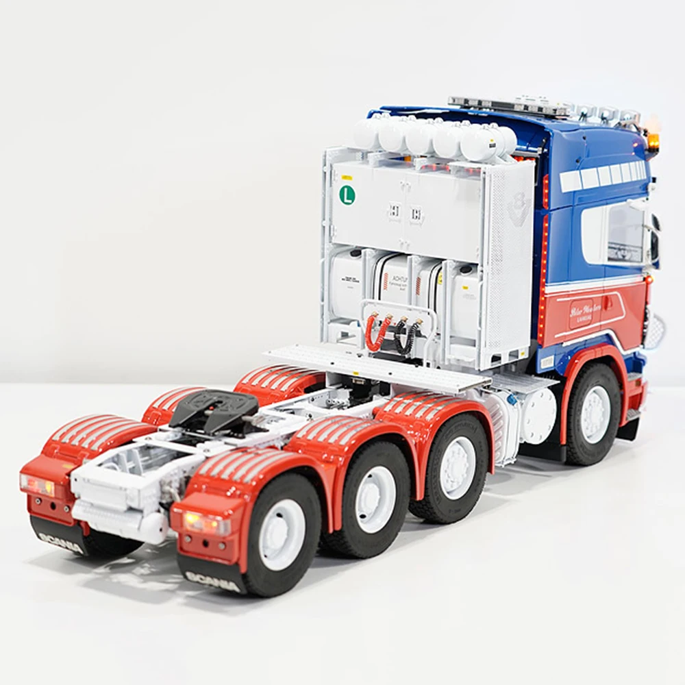 Tamiya R730 RC Metal Tow Truck 1 14 Remote Control Car with Light and Sound System High end Custom RTR Version Adult Model Toy