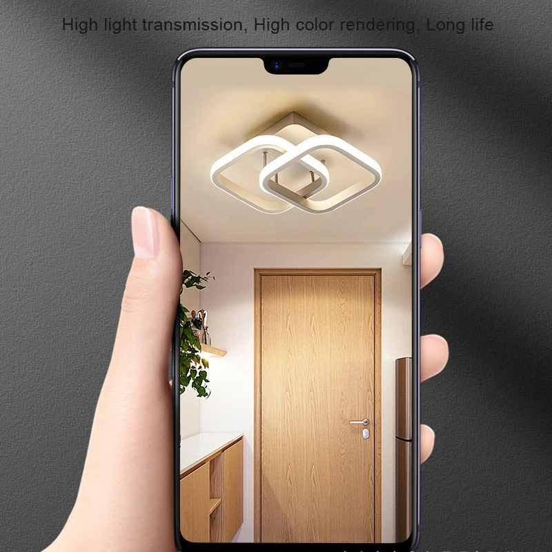 

Acrylic Round Square Simple Aisle New Ceiling Lamp Corridor Entrance Porch Staircase Balcony Led Cloakroom Nordic Kitchen Light