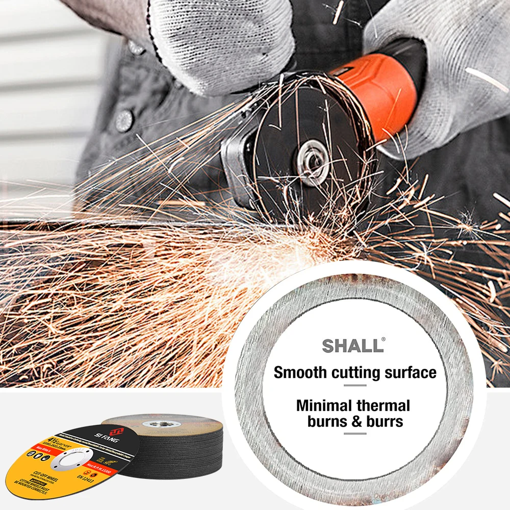 SIFANG Metal Cutting Discs 5inch Cut Off Wheels Grinding Discs Angle Grinder Wheel 10/25/50pcs