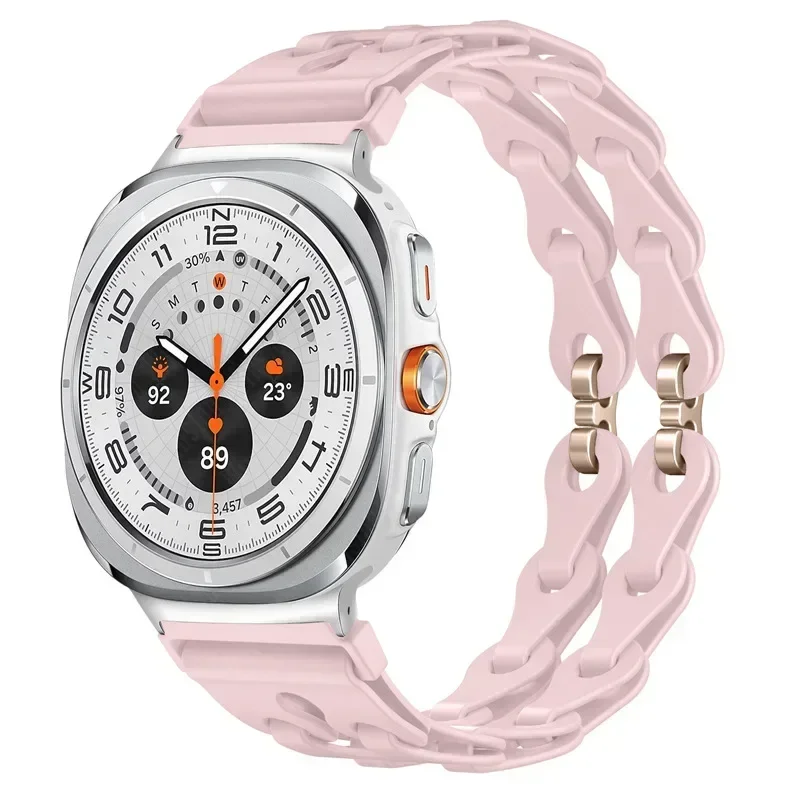 Silicone Chain Strap Replacement Wristband Bracelet