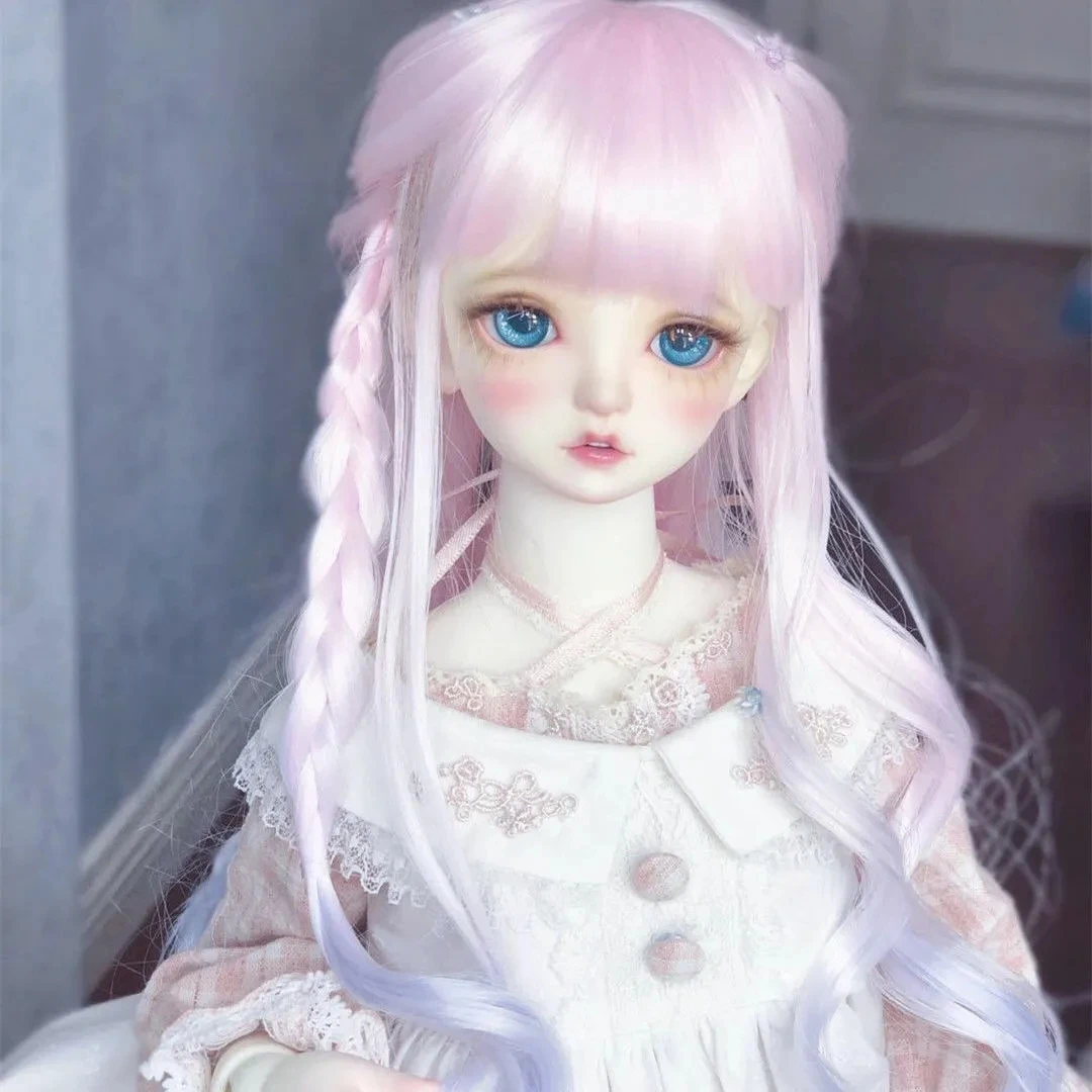 

Новинка 1/3, парик для кукол BJD/SD, длинные прямые волосы, волосы из высокотемпературного волокна, искусственные волосы, сделай сам, разноцветные аксессуары для кукол 60 см