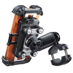 Universal Anti - Vibration Motorcycle Handlebar Phone Mount (Upgraded Holder)