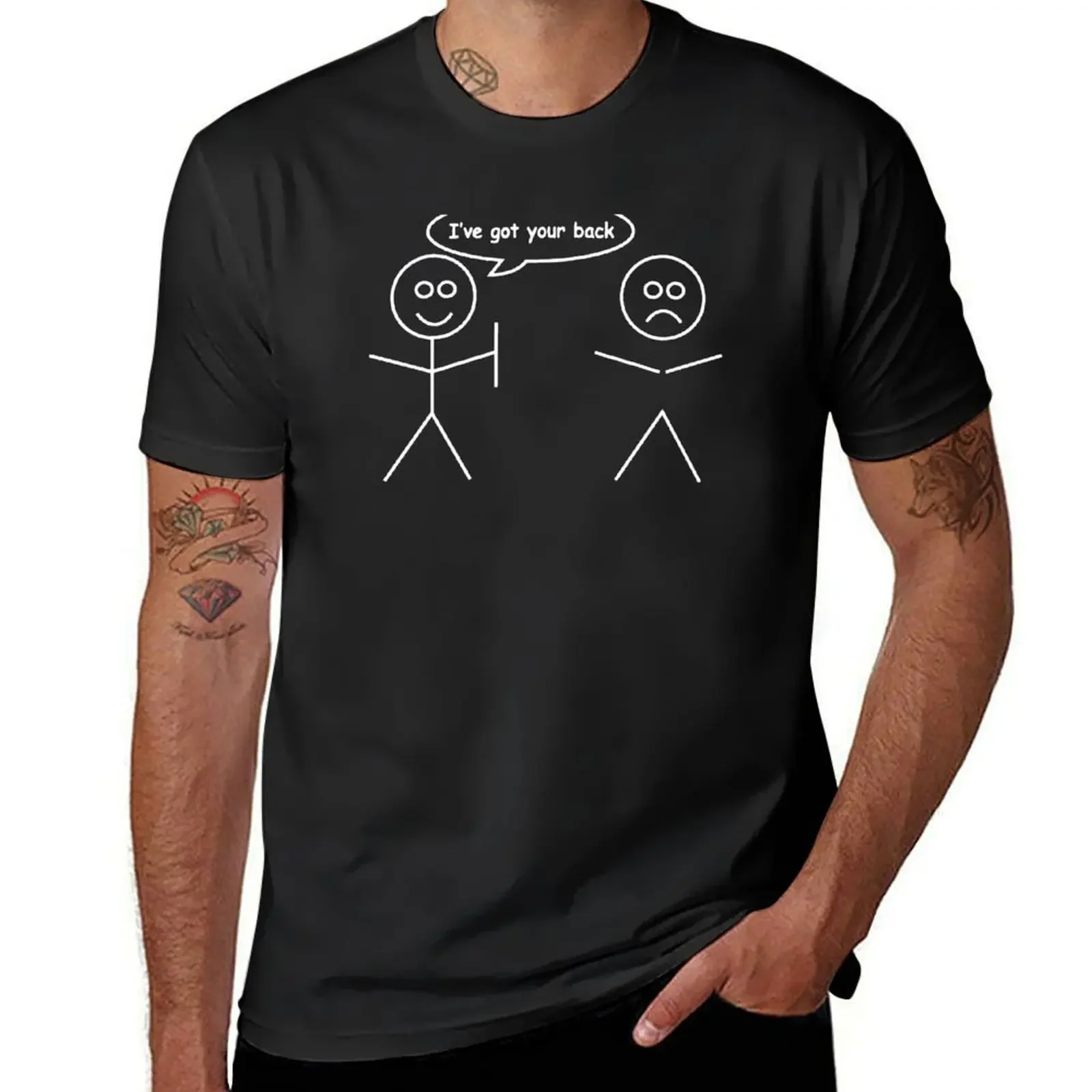 

I've Got Your Back T-shirt funnys Aesthetic clothing mens workout shirts