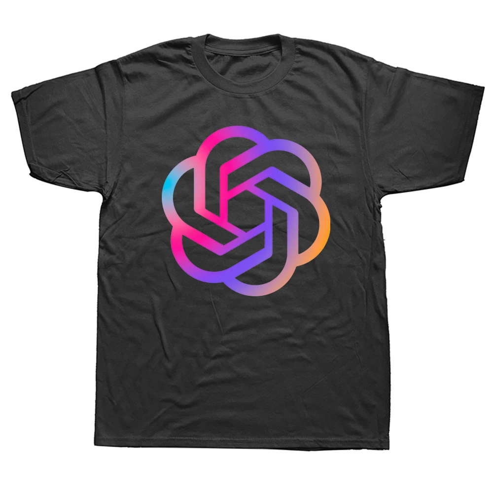 ChatGPT Programmierer Coder Artwork T-Shirt Vintage Chat GPT Entwickler Grafik Bedrucktes Streetwear Casual Mode Stil Herren T-Shirt