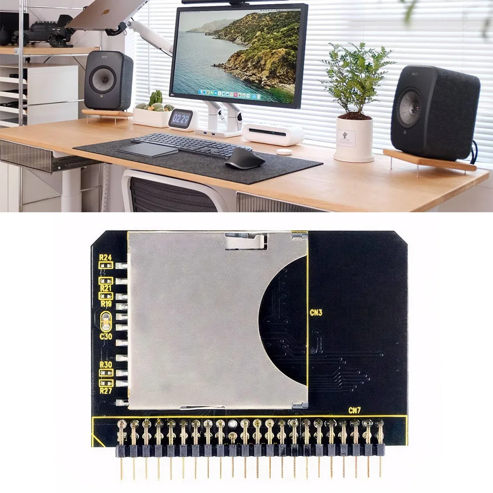 노트북용 SD 카드-2.5 인치 IDE 어댑터, SSD 메모리 카드 변환기, IDE 확장 카드, 5V 메모리 확장 카드, 44 핀, 3-1 개
