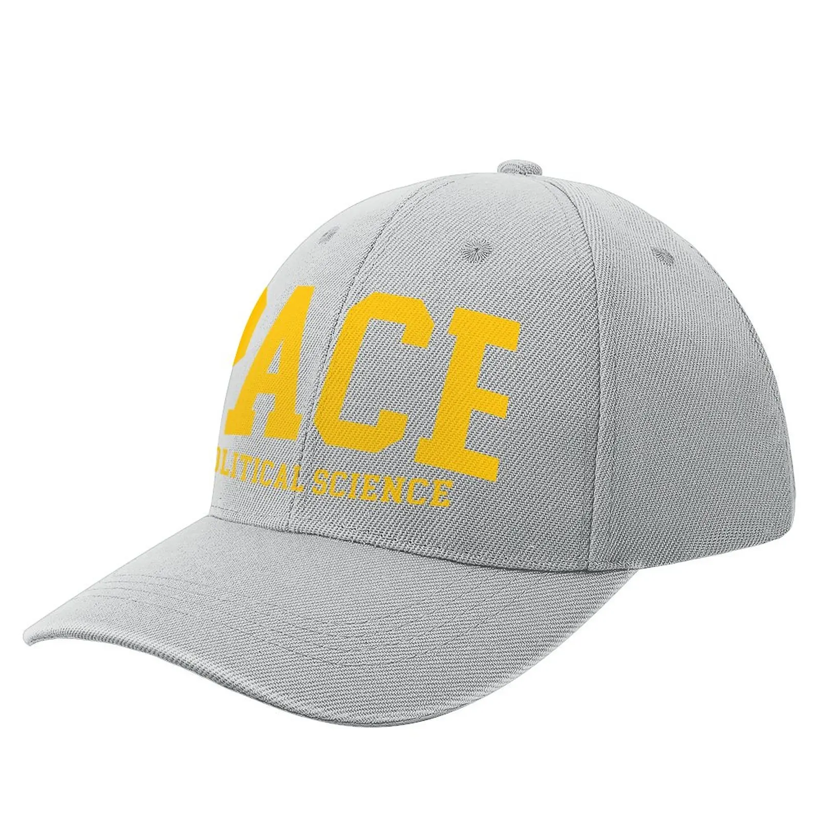 

pace political science - college font curved Baseball Cap Hood summer hats Hat Women Men'S