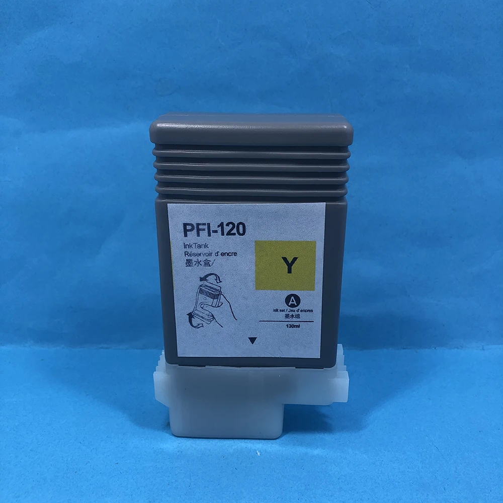 PFI-120 PFI120 Empty Refillable Ink Cartridge with Permanent Chip for Canon TM-200 TM-205 TM-300 TM-305 TM300 Printer