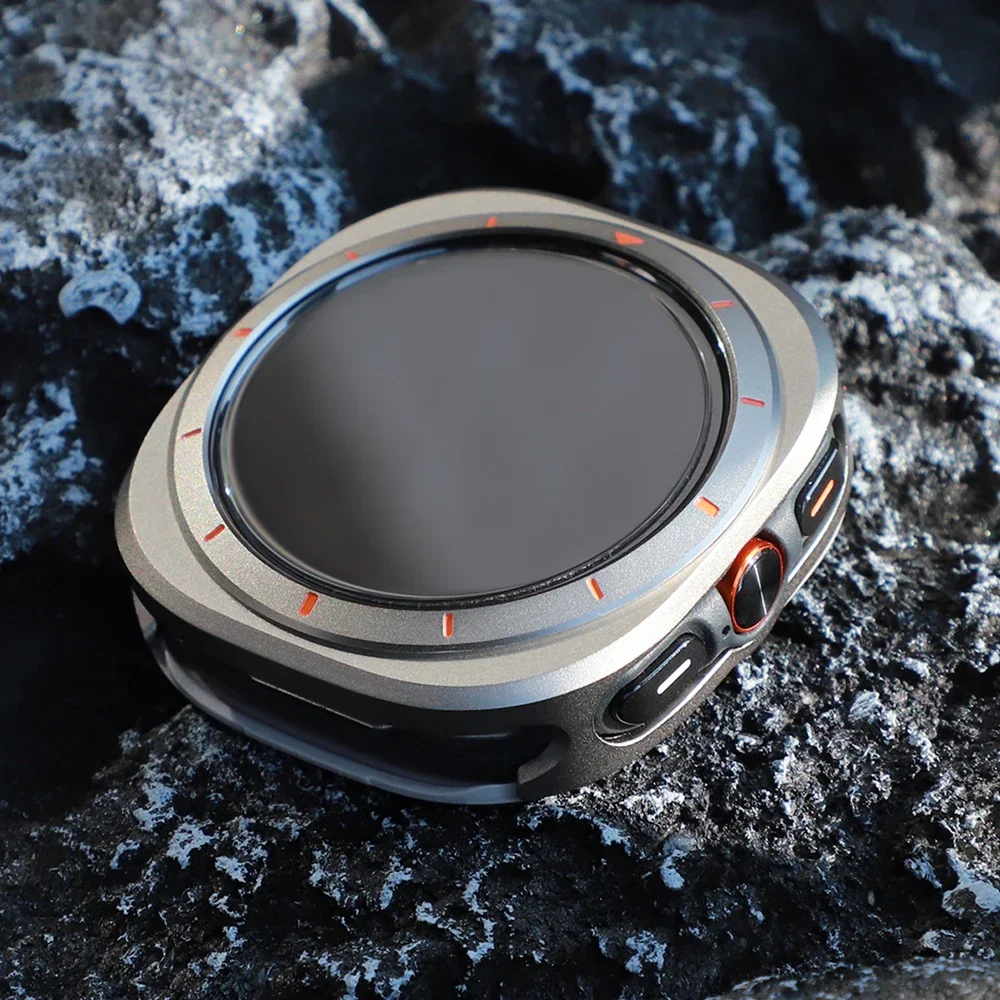 Luxury Aluminium Case For Samsung Galaxy Ultra Watch Ultra 47mm Metal Cover Screen Protector - Image 6