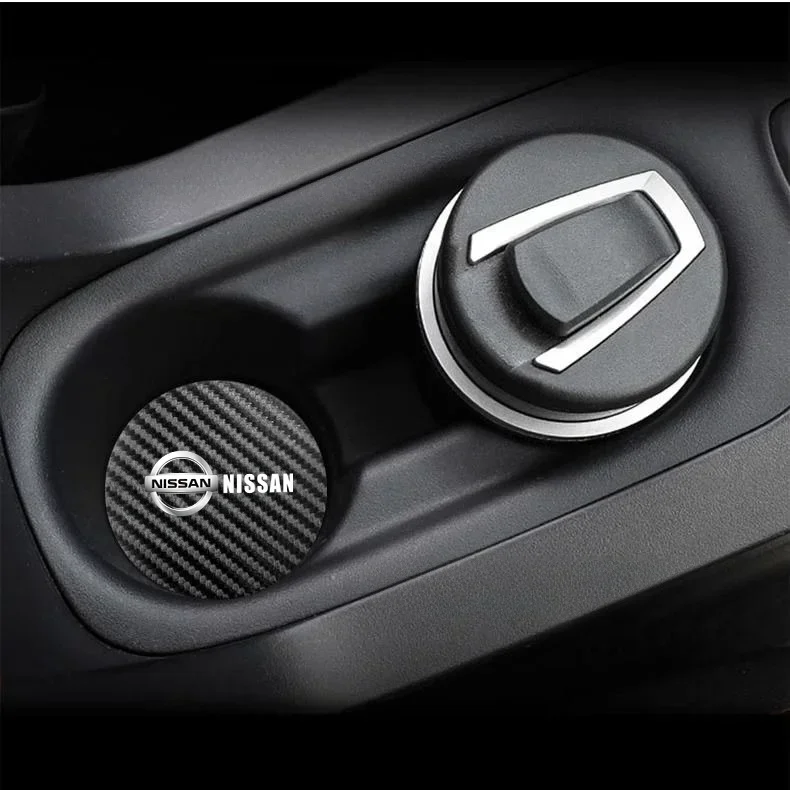 Car accessories Waterproof Coaster Non Slip Water Cup Pad Mat For Jaguar XF XJ XE S-Type F-Type X-Type F-Pace I-Pace XFR XKR