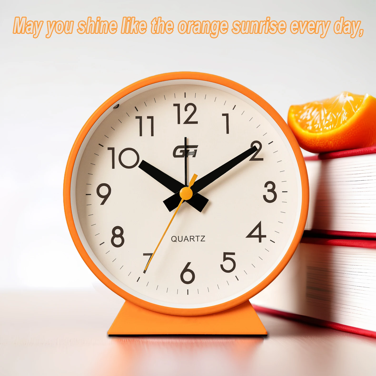 Sleek Silent Alarm Clock for Home and Office Decor