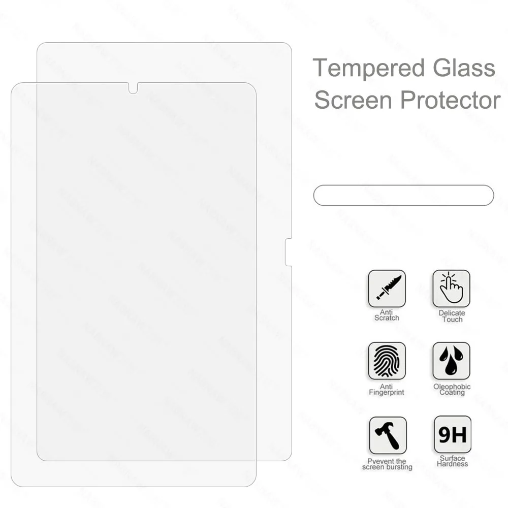 2 Pieces HD Scratch Proof Screen Protector Tempered Glass For DOOGEE T20mini T10Plus T10Pro T10E T10S T20S T30Pro Tablet Film