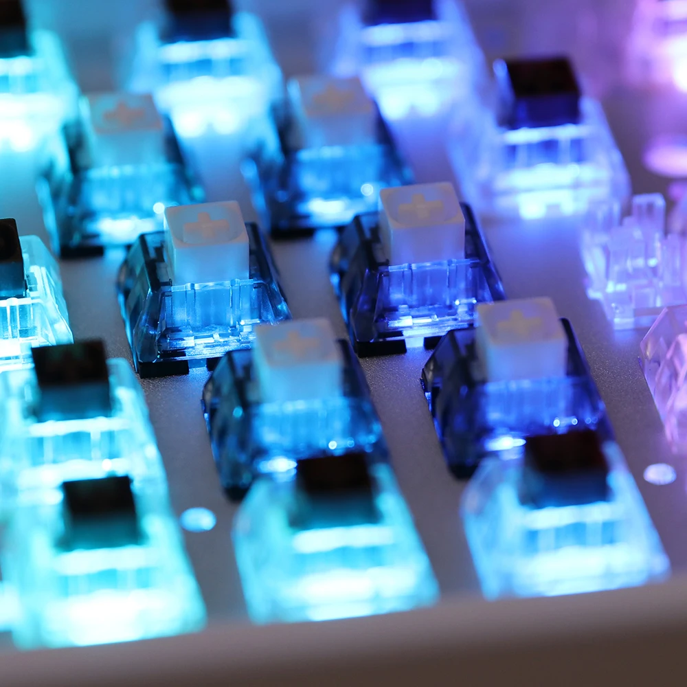 Premium Kailh Box White V2 Mechanical Keyboard Switches - 45g Click, 5-Pin HotSwap
