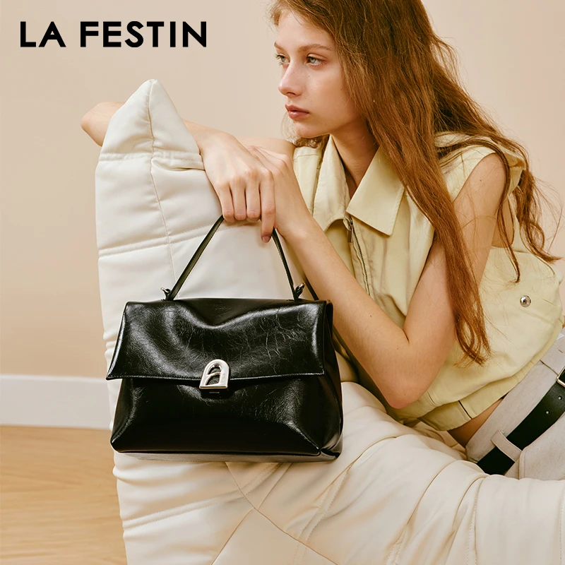 

LA FESTIN Original 2024 New Large Capacity Tote Bag Handbags Woman Shoulder Bag Luxury Designer Crossbody Bags A door Series