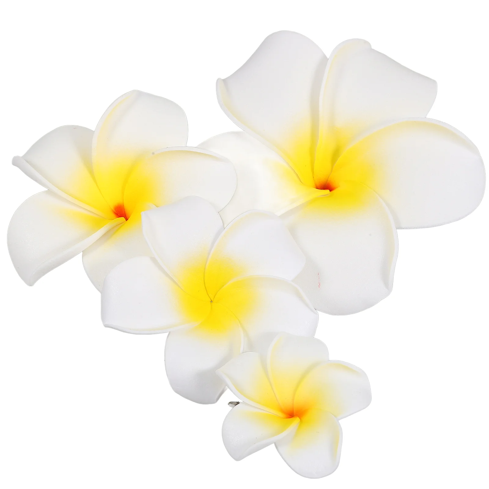 

Hawaii Flowers Hair Clips Bridal Barrette Tropical Beach Wedding Plumeria Flower Women Party Hairclip Hairpin Accessories