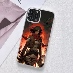 Attack on Titan Eren & Levi Soft Phone Cover - Moto G53 5G (T01)