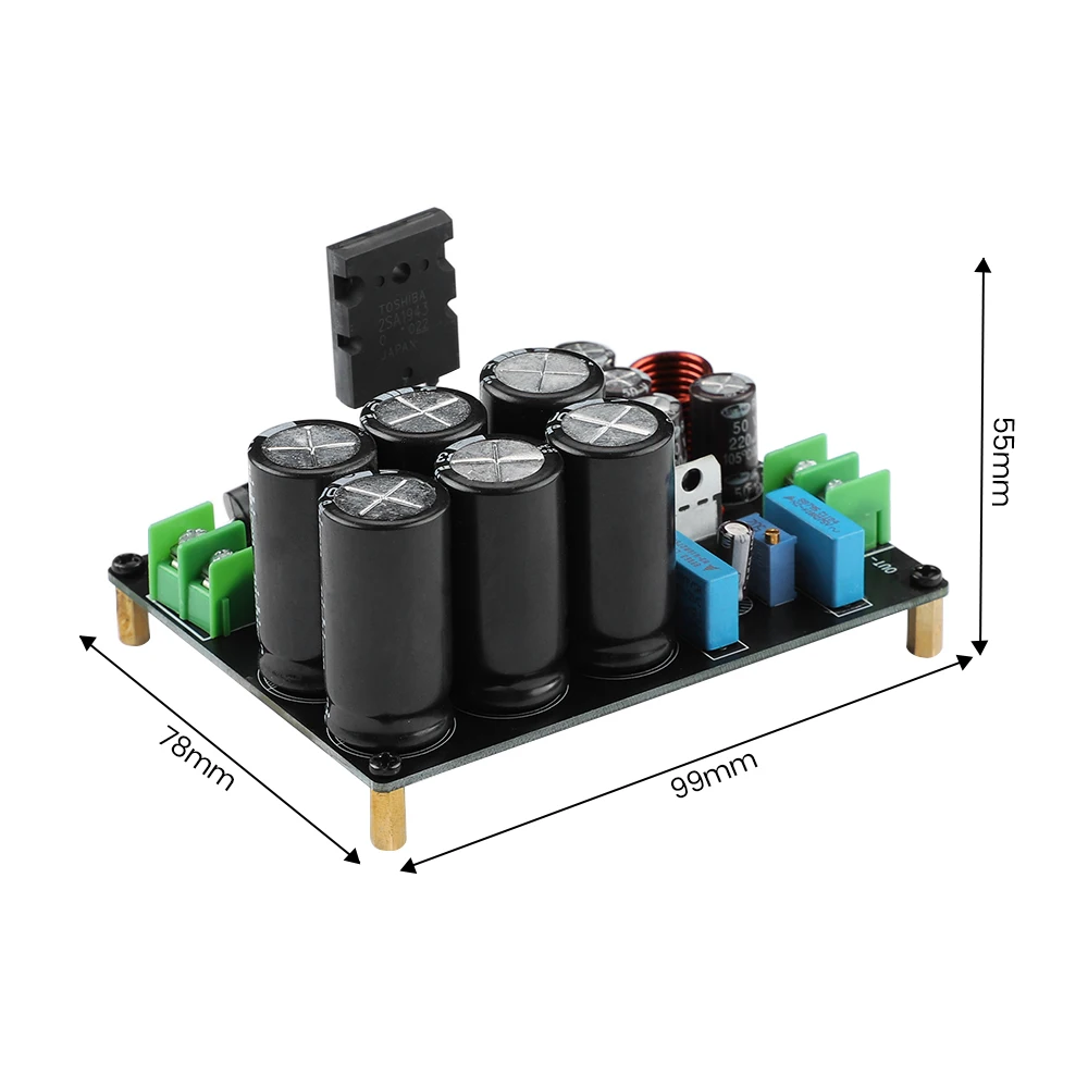 Aiyima 10a 2sa1934 Placa de Alimentação Ajustável Alta Estabilidade Linear Grande Fonte de Alimentação Atual Baixo Ruído Amplificadores de Energia Diy - Image 6