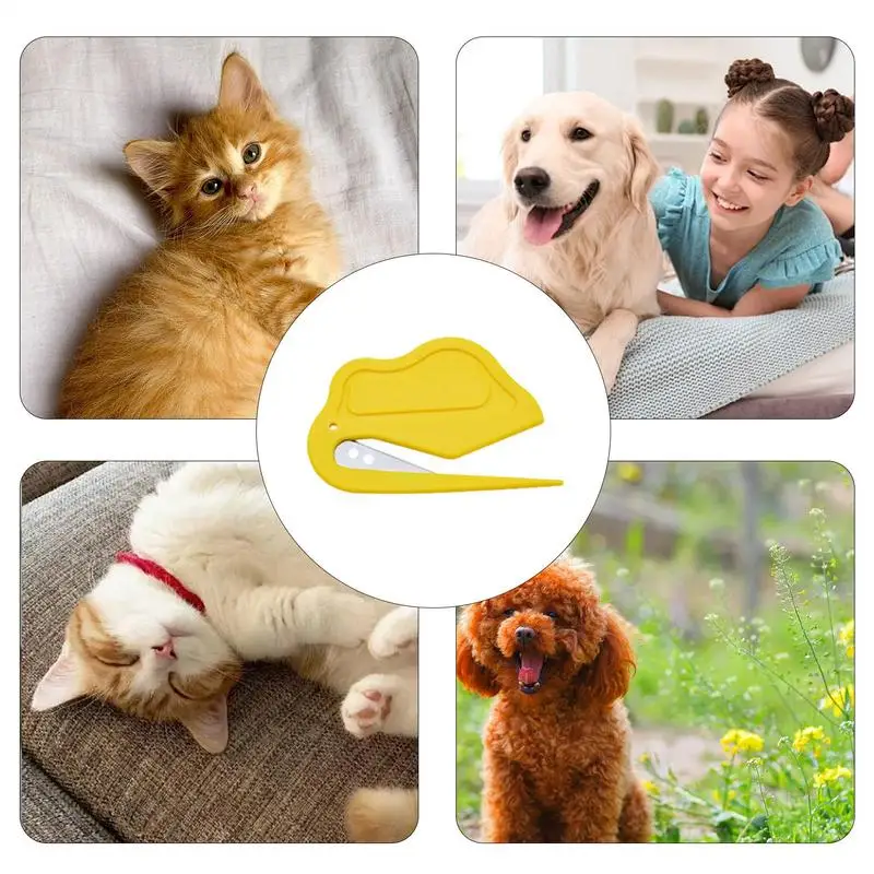 Wrapping Paper Cutter Office Letter Opener Envelope Slitter 5x Portable Pet Hair Knot Cutter Wrapping Paper For Office