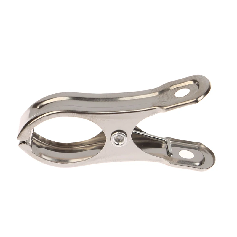 20Pcs Clothes Clips Stainless Steel Pool Towel Clips Clothes Pins Pegs Holders Clothing Quilts Clamps Sealing Clip Sewing Clip 6