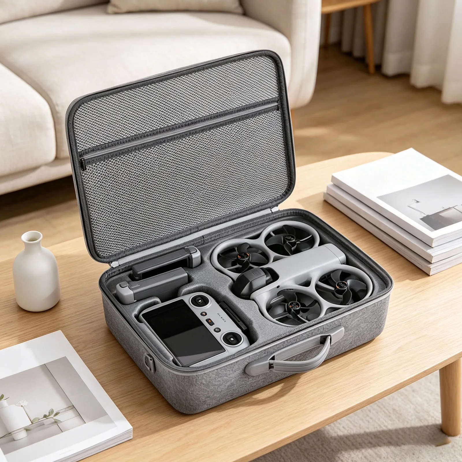 DJI Avata 360 보관 케이스 메신저 가슴 가방 휴대용 패션 박스 미끄럼 방지 운반 케이스 액세서리용 하드 쉘 보관 가방
