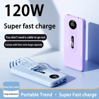200000mAh High Capacity Power Bank 120W Super Fast Charging Mobile Power External Battery For iPhone Samsung Huawei New 2025 1